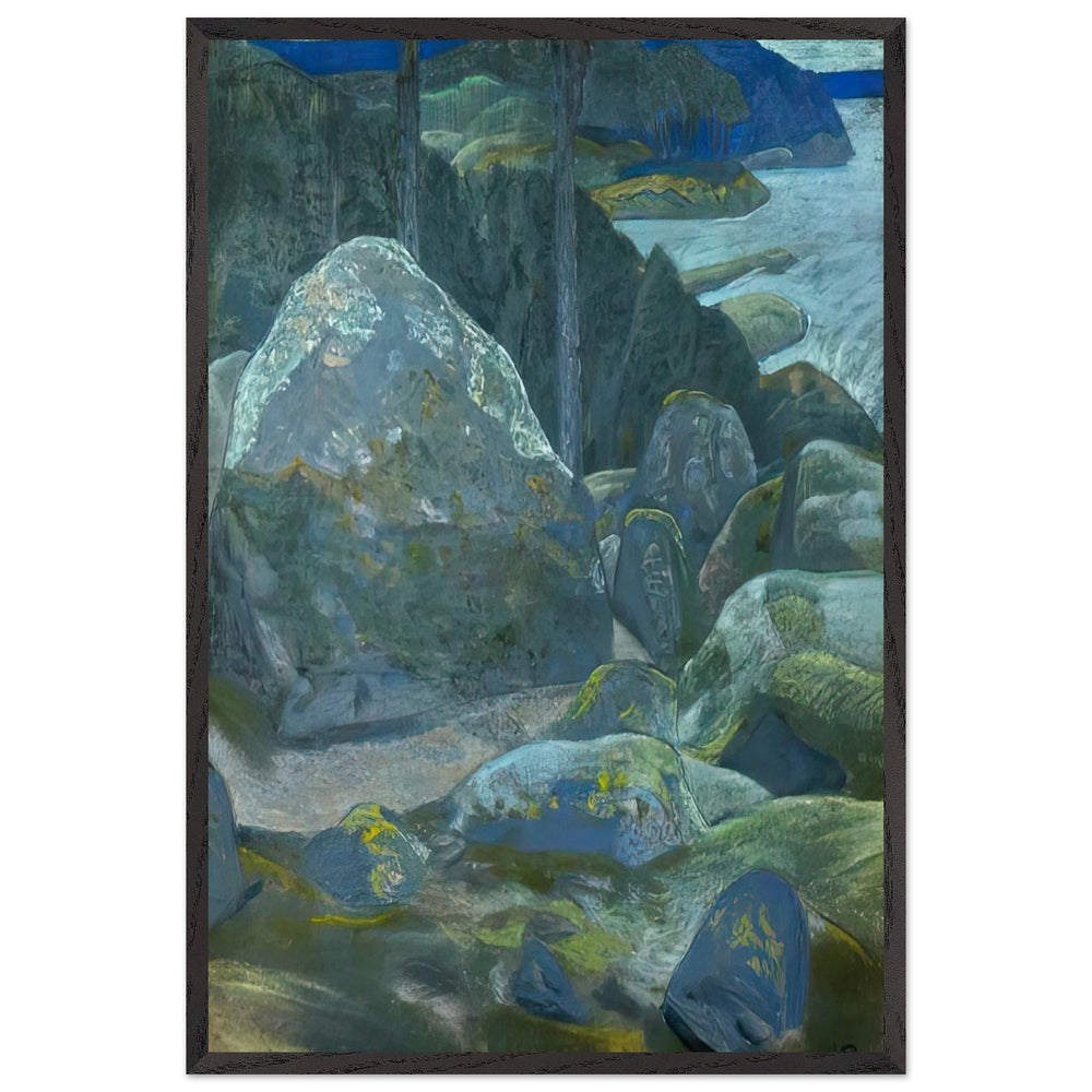Hoary Finland by Nicholas Roerich, framed poster