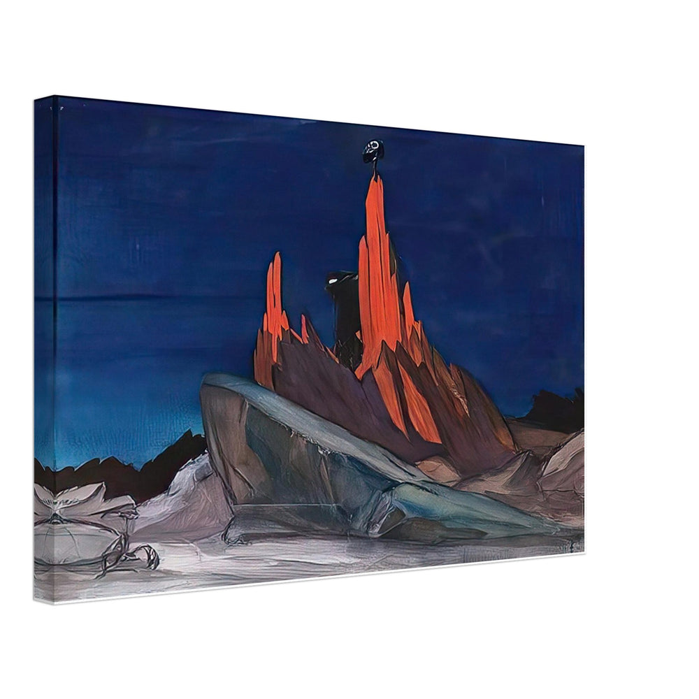 Hommage to Saint John the Baptist by Nicholas Roerich, canvas