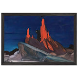 Hommage to Saint John the Baptist by Nicholas Roerich, framed poster, view 2