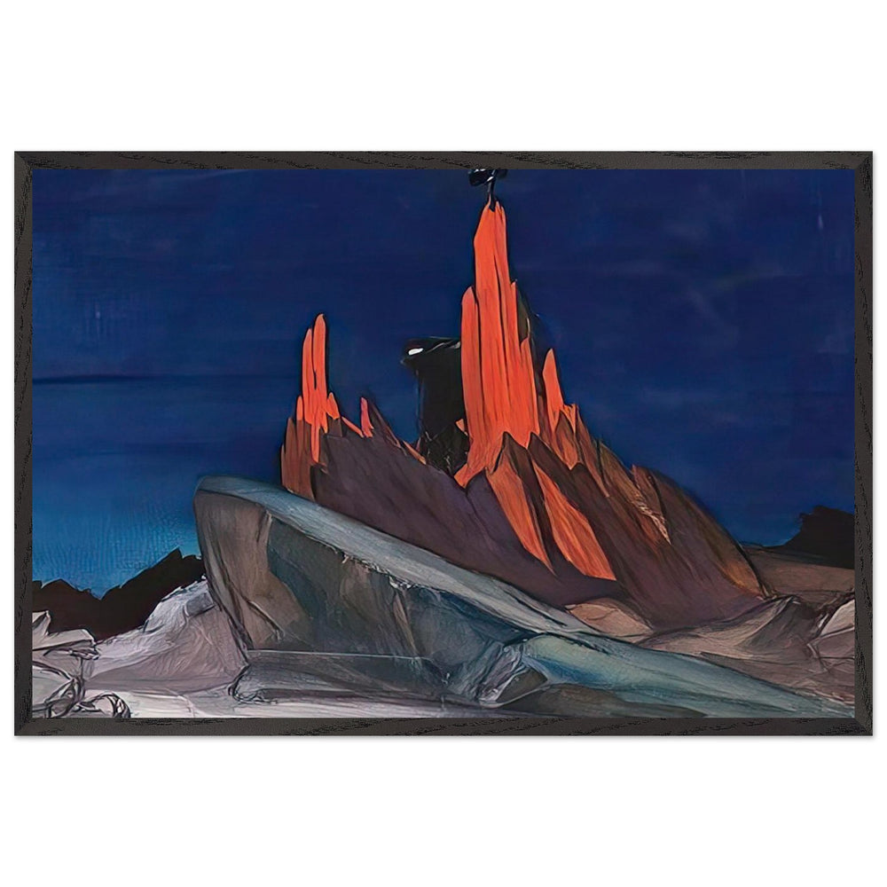 Hommage to Saint John the Baptist by Nicholas Roerich, framed poster
