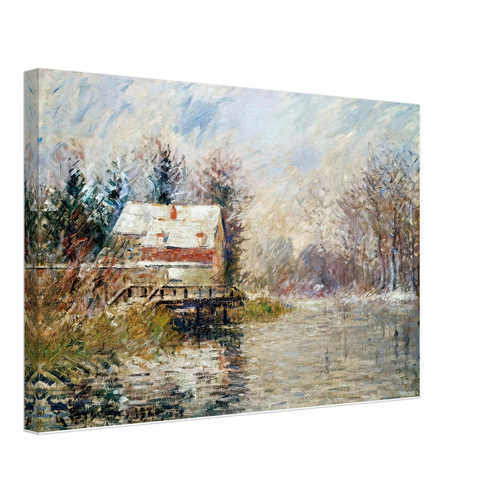 House by the Water by Gustave Loiseau, canvas