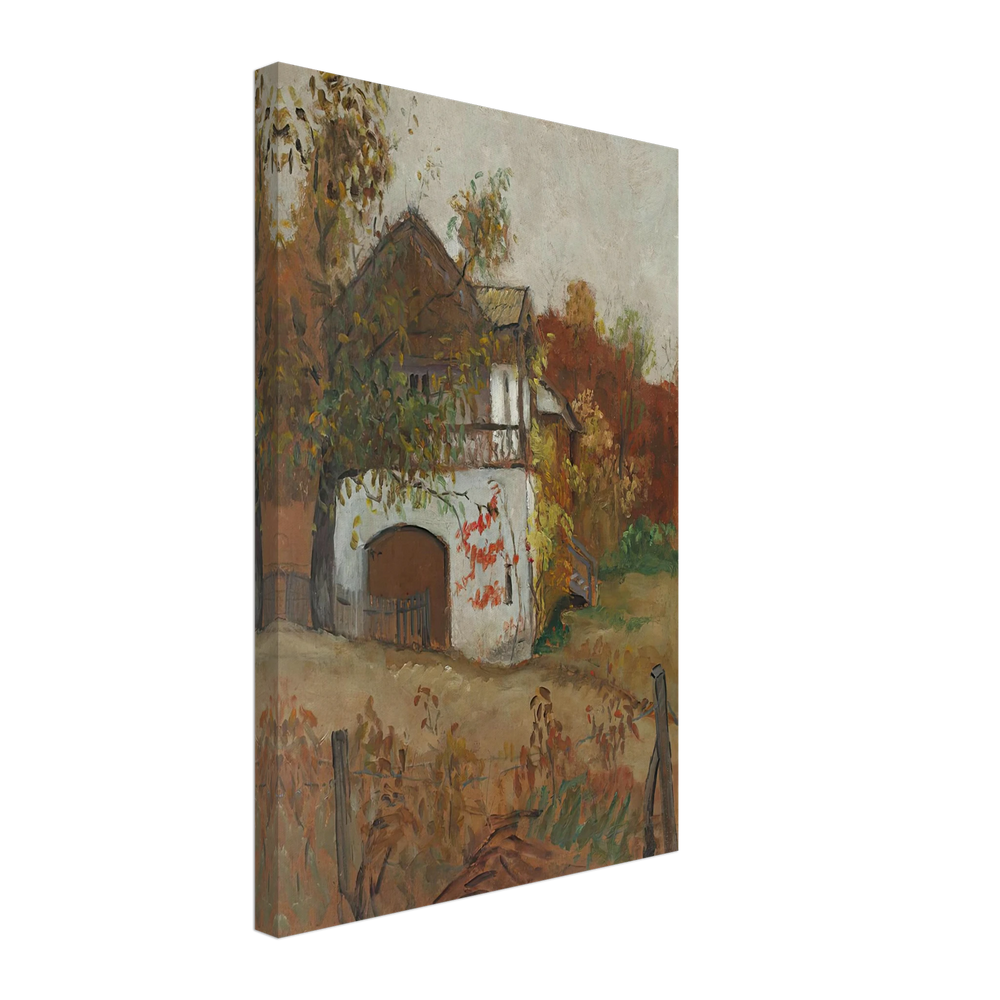 House from Oltenia by Theodor Pallady, canvas