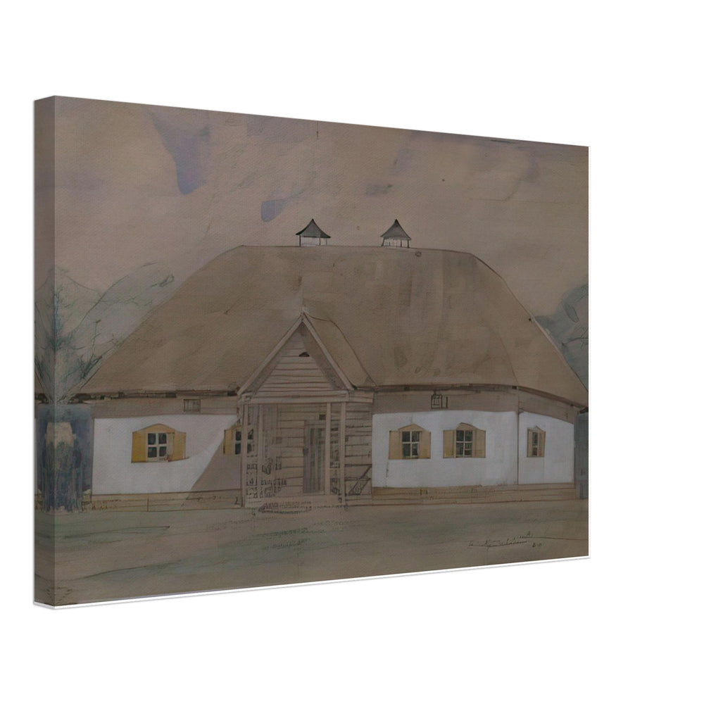 House In Lebedyn by Vasyl Hryhorovych Krychevsky, canvas