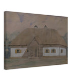 House In Lebedyn by Vasyl Hryhorovych Krychevsky, canvas