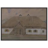 House In Lebedyn by Vasyl Hryhorovych Krychevsky, framed poster, view 3