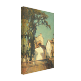 Houses at Bonnieux by Stefan Popescu, canvas, view 2