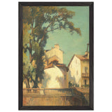 Houses at Bonnieux by Stefan Popescu, framed poster, view 2