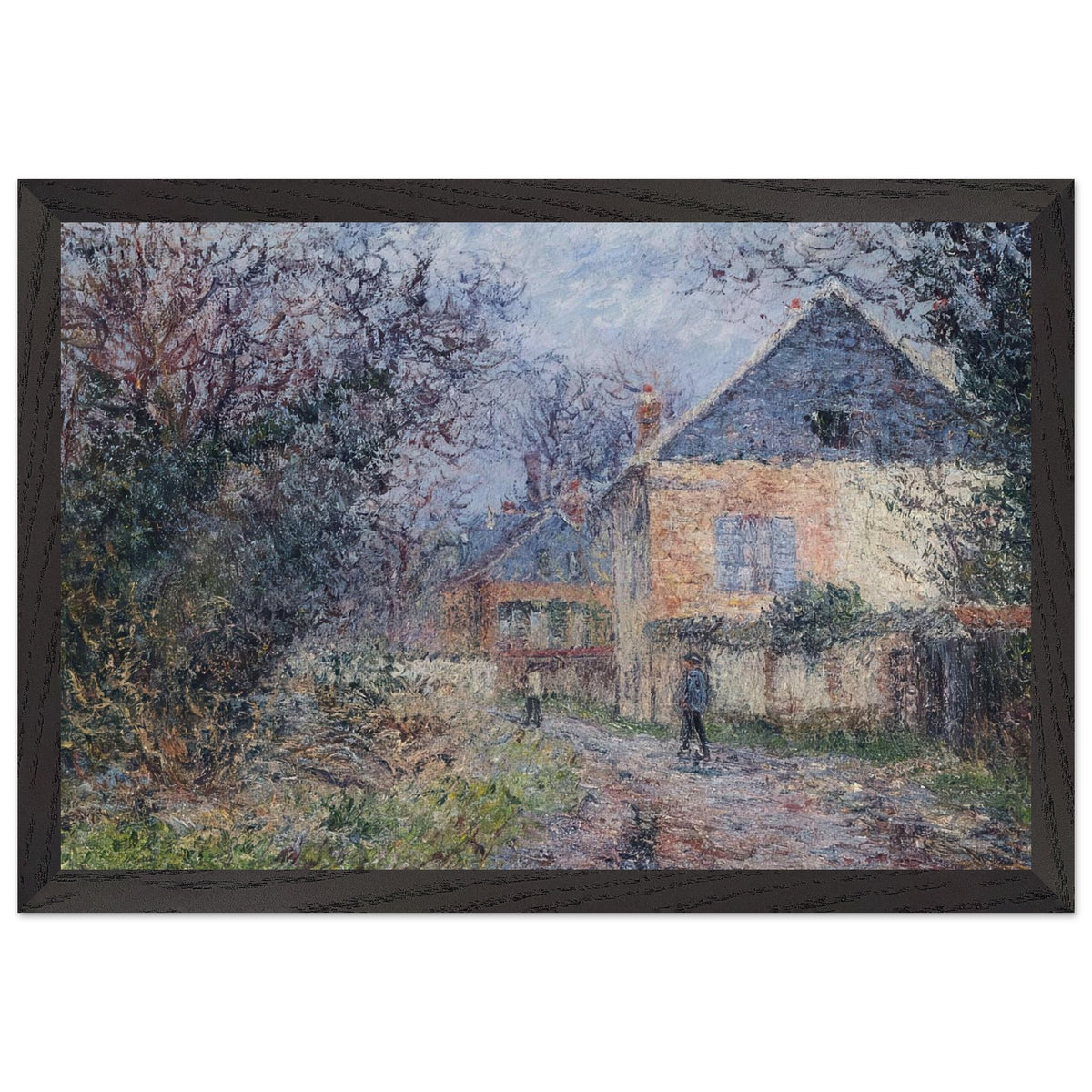 Houses near the Eure by Gustave Loiseau, framed poster, view 2