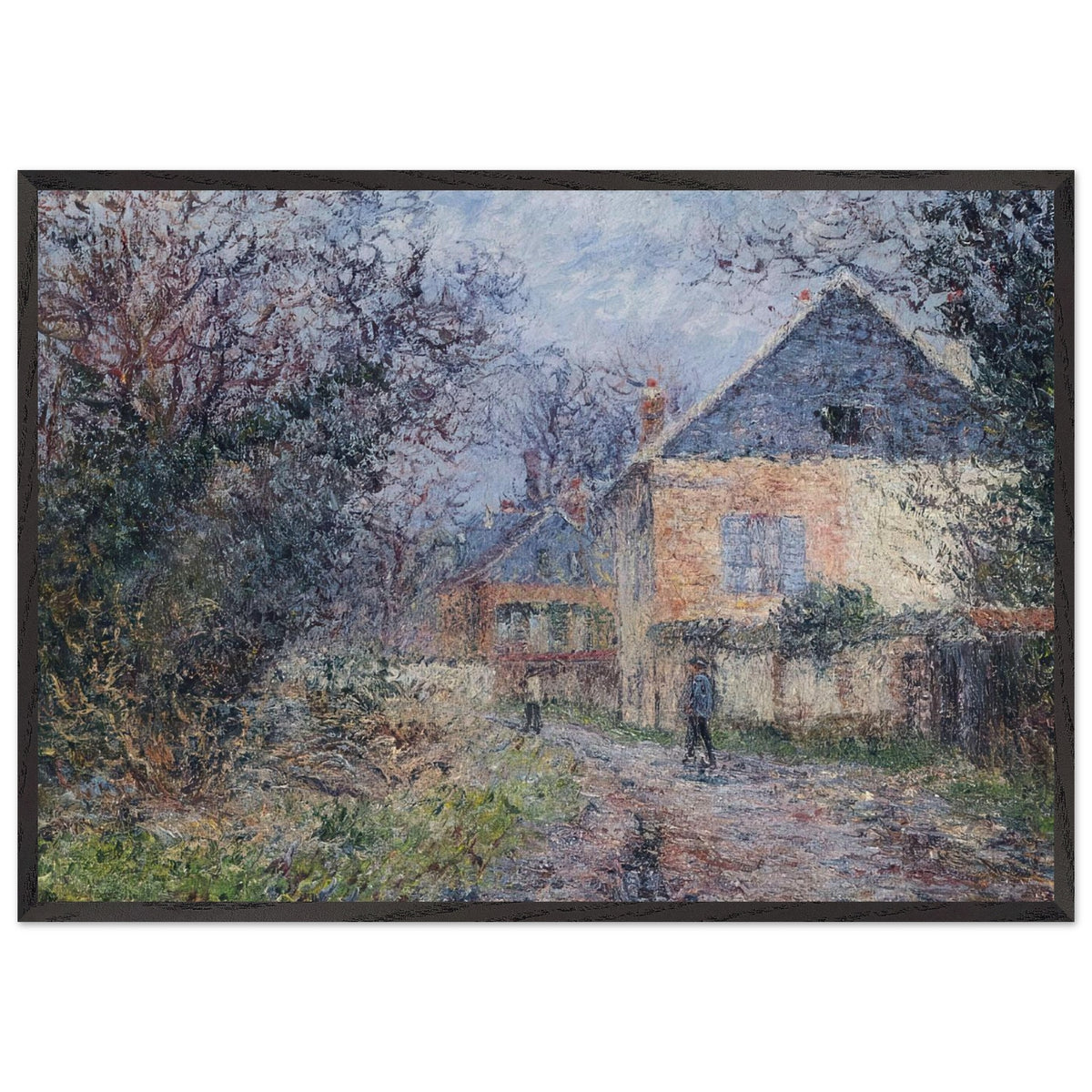 Houses near the Eure by Gustave Loiseau, framed poster, view 3