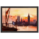 Houses of Parliament, Westminster by George Hyde Pownall, framed poster, view 2