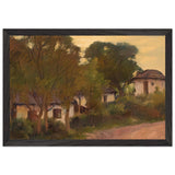 Houses on the Hill by Stefan Popescu, framed poster, view 2