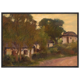 Houses on the Hill by Stefan Popescu, framed poster, view 3