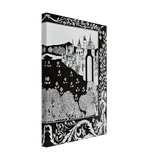 How Queen Guenever Rode on Maying II by Aubrey Beardsley, canvas, view 2