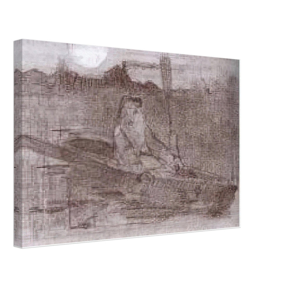 Hunter on the Boat by Nicholas Roerich, canvas