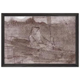 Hunter on the Boat by Nicholas Roerich, framed poster, view 2