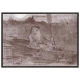 Hunter on the Boat by Nicholas Roerich, framed poster, view 3