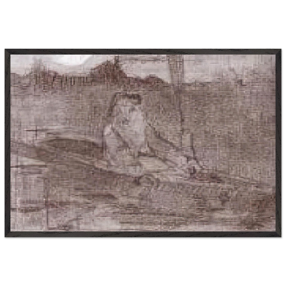 Hunter on the Boat by Nicholas Roerich, framed poster