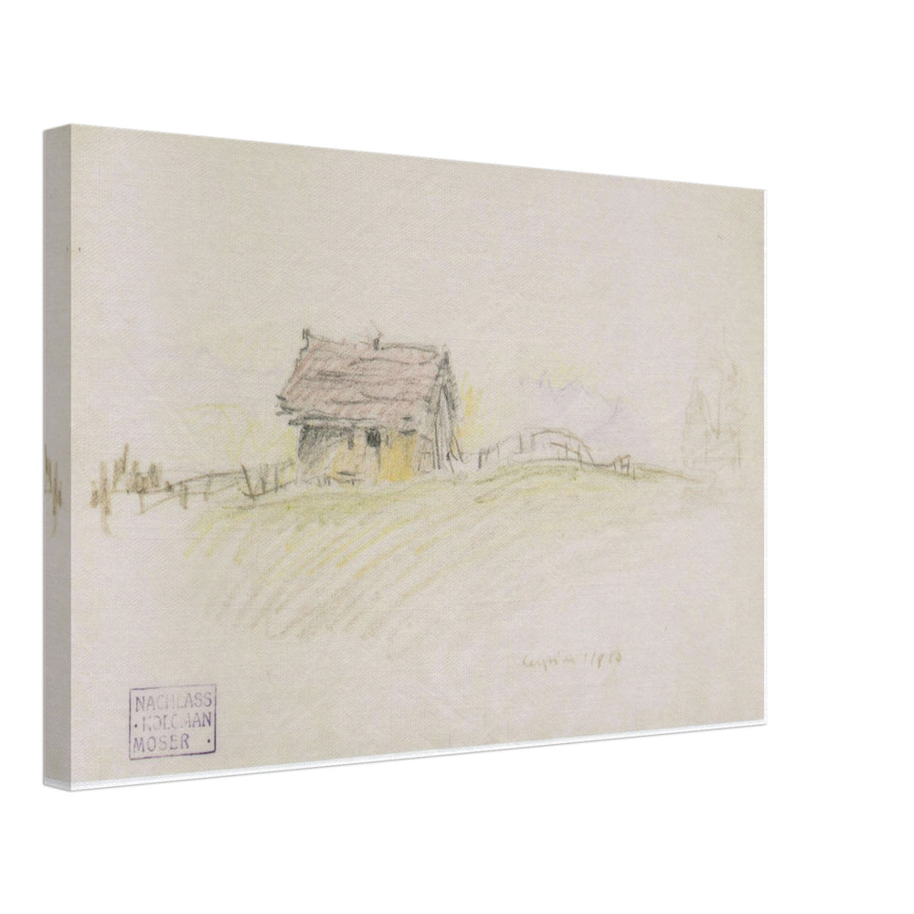 Hut in Leysin by Koloman Moser, canvas