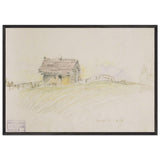 Hut in Leysin by Koloman Moser, framed poster, view 3