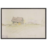 Hut in Leysin by Koloman Moser, framed poster