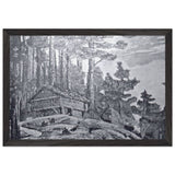 Hut in the Forest by Nicholas Roerich, framed poster, view 2