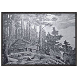 Hut in the Forest by Nicholas Roerich, framed poster, view 3
