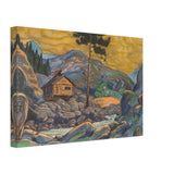 Hut in the Mountains by Nicholas Roerich, canvas, view 2