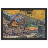 Hut in the Mountains by Nicholas Roerich, framed poster, view 2