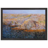 Ice on the Oise River by Gustave Loiseau, framed poster, view 2