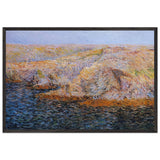 Ice on the Oise River by Gustave Loiseau, framed poster