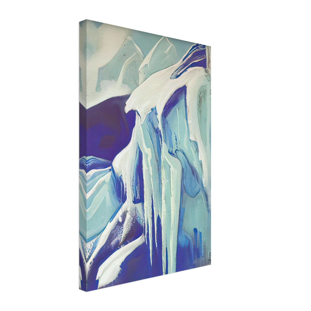 Ices by Nicholas Roerich, canvas