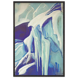 Ices by Nicholas Roerich, framed poster