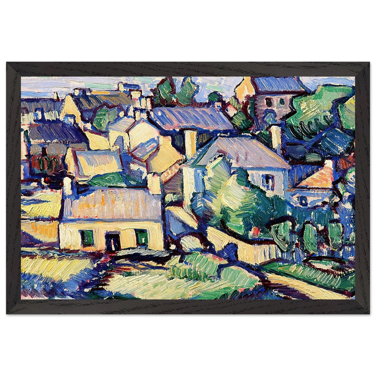 Ile de Bréhat by Samuel Peploe, framed poster, view 2