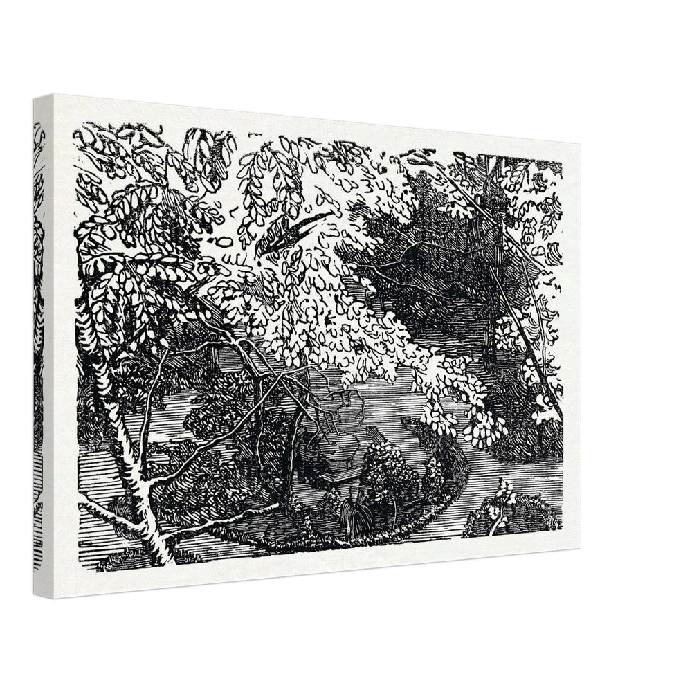 In the Park by Anna Ostroumova-Lebedeva, canvas