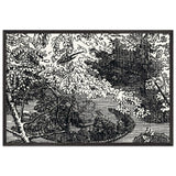 In the Park by Anna Ostroumova-Lebedeva, framed poster