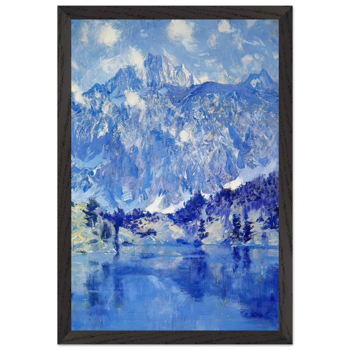 In the Sierra by Guy Rose, framed poster, view 2
