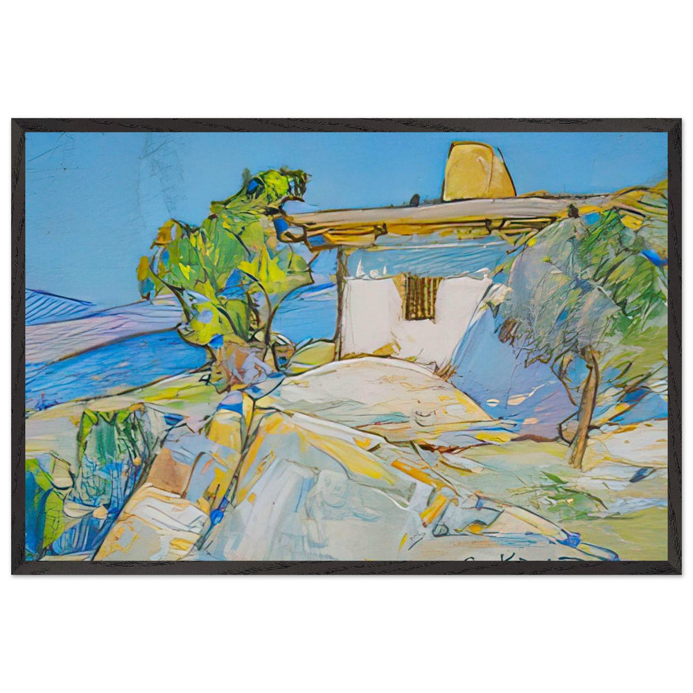 In the South (Tatar Saklya) by Vasyl Hryhorovych Krychevsky, framed poster