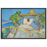 In the South (Tatar Saklya) by Vasyl Hryhorovych Krychevsky, framed poster