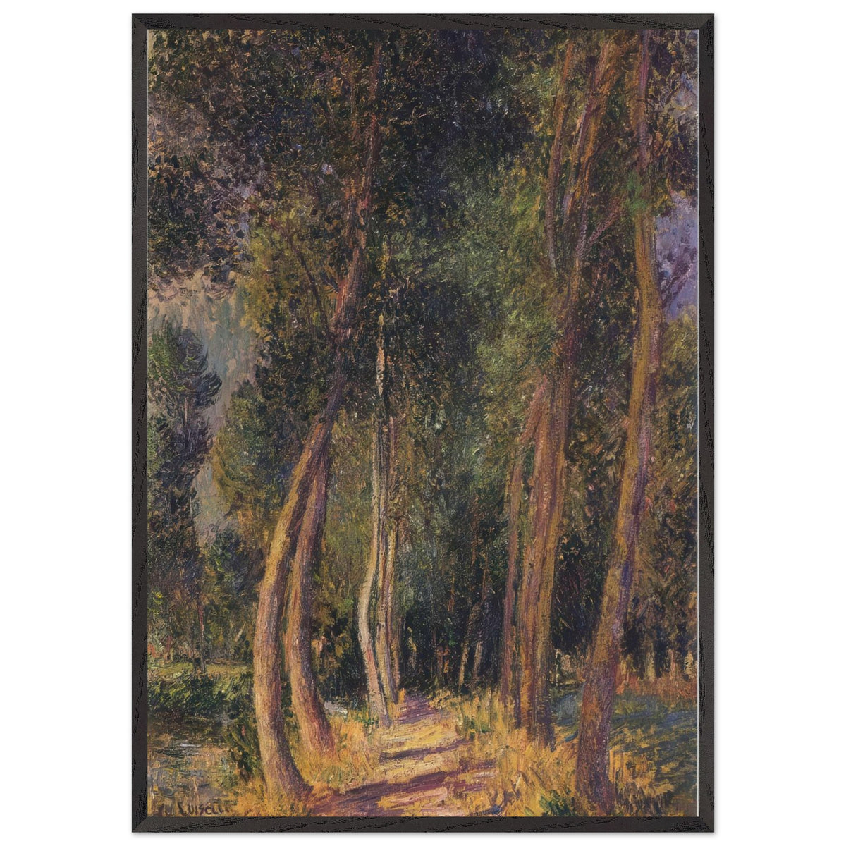 In the Woods by Gustave Loiseau, framed poster, view 3