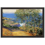 Indian Tobacco Trees, La Jolla by Guy Rose, framed poster, view 2