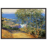 Indian Tobacco Trees, La Jolla by Guy Rose, framed poster