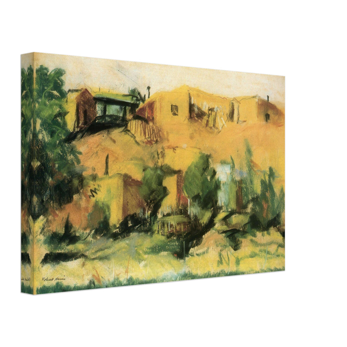 Indian Village by Robert Henri, canvas, view 2