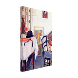 Interior with Japanese Print by Samuel Peploe, canvas, view 2