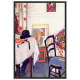 Interior with Japanese Print by Samuel Peploe, framed poster