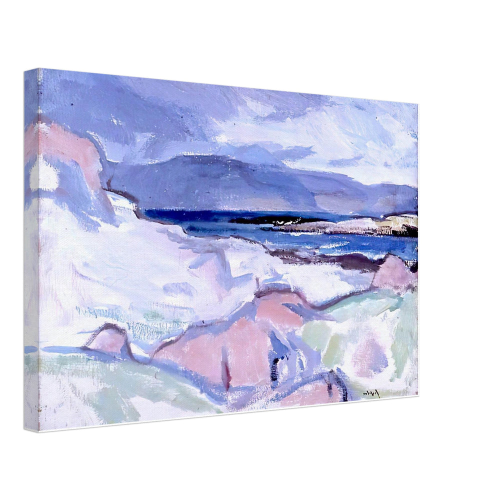 Iona, Pink Rocks by Samuel Peploe, canvas