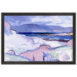 Iona, Pink Rocks by Samuel Peploe, framed poster, view 2