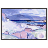 Iona, Pink Rocks by Samuel Peploe, framed poster