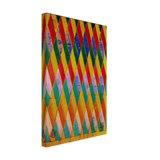 Iridescent Compenetration by Giacomo Balla, canvas, view 2