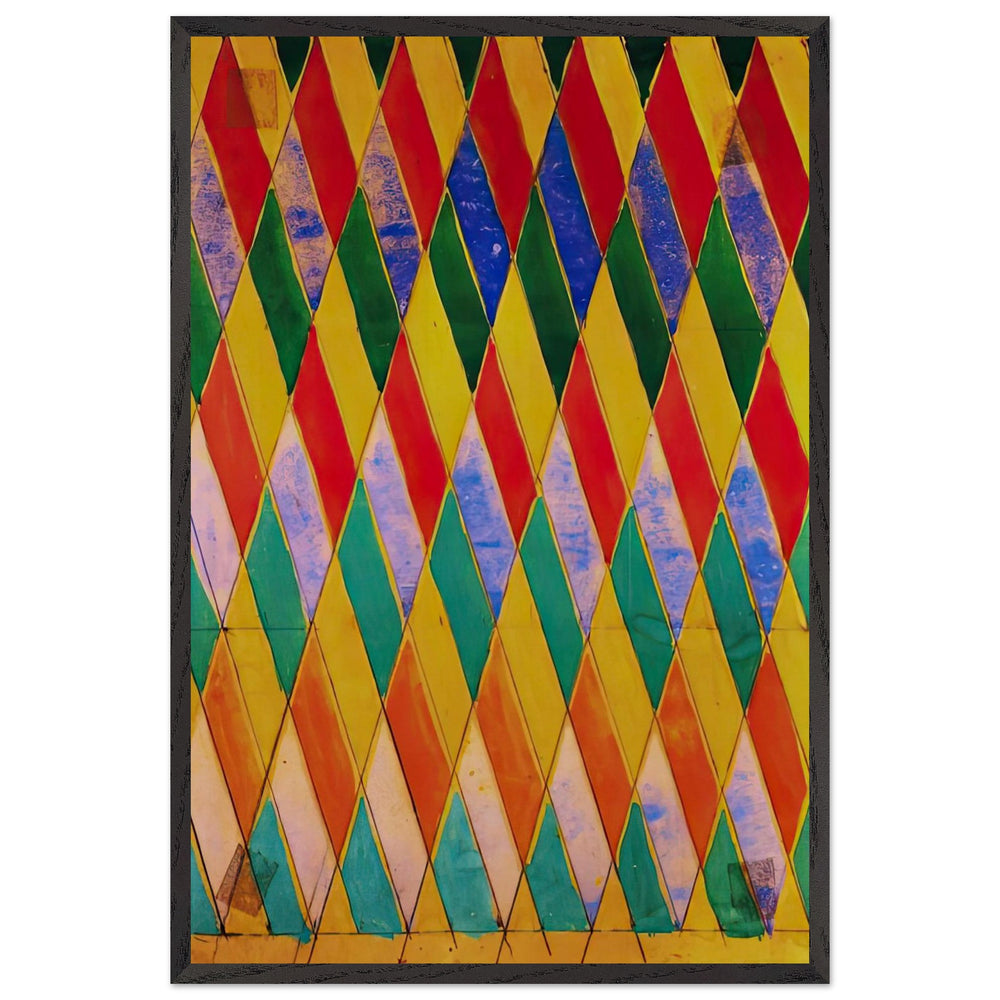 Iridescent Compenetration by Giacomo Balla, framed poster