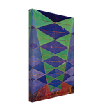 Iridescent Interpenetration by Giacomo Balla, canvas, view 2